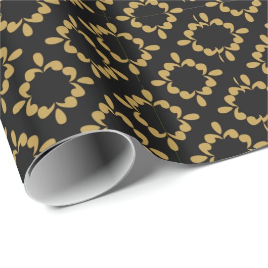 Feestelijk bloemig -stijl bloemenwikkelpapier cadeaupapier (Rol Hoek)