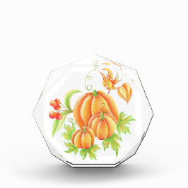 Feestelijk boeket met pompoen fotoblokken