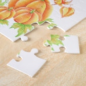 Feestelijk boeket met pompoen legpuzzel (Zijkant)