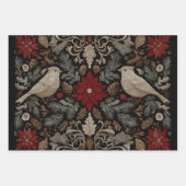 feestelijk borduurwerk inpakpapier vel (Voorkant 2)