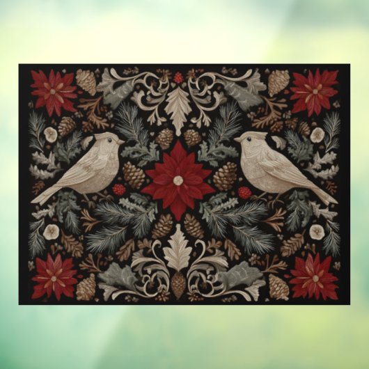 feestelijk borduurwerk raamsticker (Vel 3)