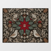 feestelijk borduurwerk raamsticker (Vel)