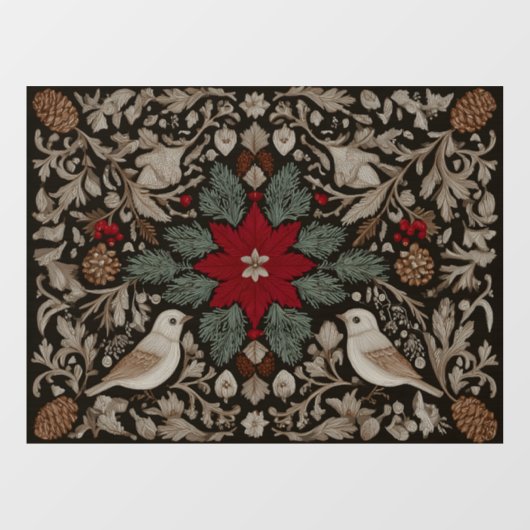 feestelijk borduurwerk raamsticker (Vel)