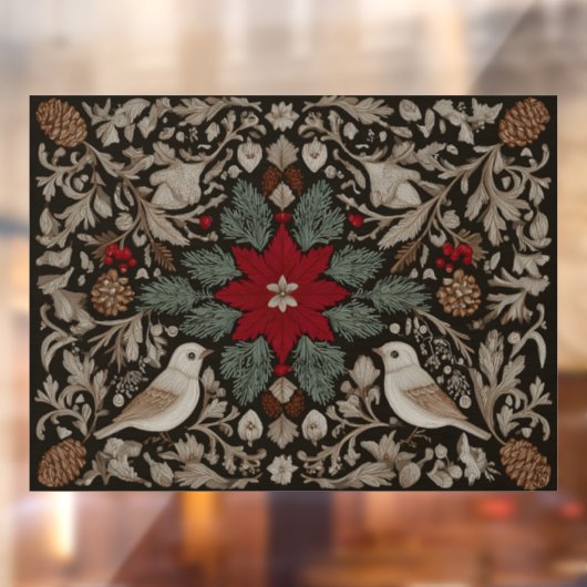 feestelijk borduurwerk raamsticker (Vel 2)