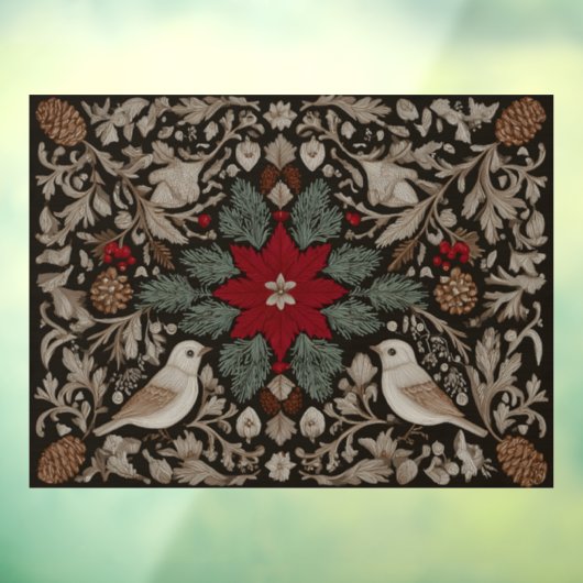 feestelijk borduurwerk raamsticker (Vel 3)