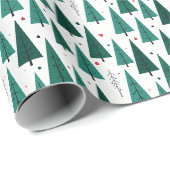 Feestelijk bos cadeaupapier (Rol Hoek)