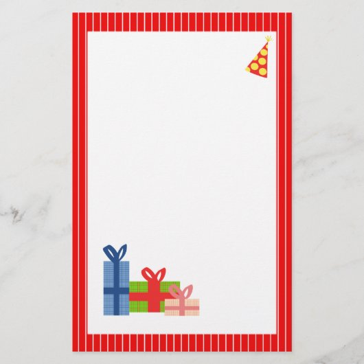 feestelijk briefpapier (Voorkant)