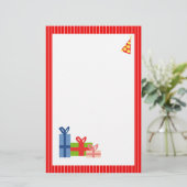 feestelijk briefpapier (Staand voorkant)