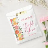 Feestelijk Bright Floral Citrus Slice Vrijgezellen Bedankzakje (Gezegeld)