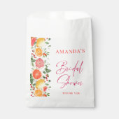 Feestelijk Bright Floral Citrus Slice Vrijgezellen Bedankzakje (Voorkant)