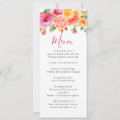 Feestelijk Bright Flowers Floral Citrus Vrijgezell Kaart (Voorkant)