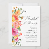 Feestelijk Bright Flowers Floral Citrus Vrijgezell Kaart (Voorkant)