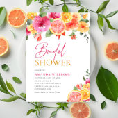 Feestelijk Bright Flowers Floral Citrus Vrijgezell Kaart