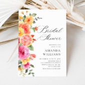 Feestelijk Bright Flowers Floral Citrus Vrijgezell Kaart