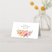 Feestelijk Bright Flowers Floral Citrus Vrijgezell Plaatskaartje (Achterkant)