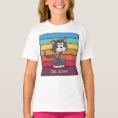 Feestelijk Cat Lover T-shirt (Voorkant)