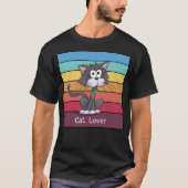 Feestelijk Cat Lover T-shirt (Voorkant)