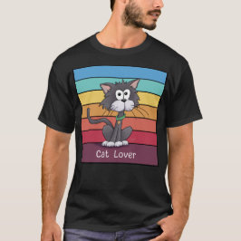 Feestelijk Cat Lover T-shirt