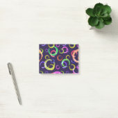 Feestelijk, chaotisch, kleurrijk, confetti, stippe post-it® notes (Kantoor)