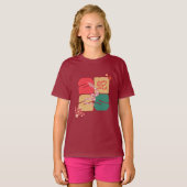 Feestelijk Chinees Nieuwjaar 2025 Snake Zodiac Red T-shirt (Voorkant volledig)