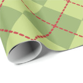 Feestelijk Christmas Argyle inpakpapier (Rol Hoek)