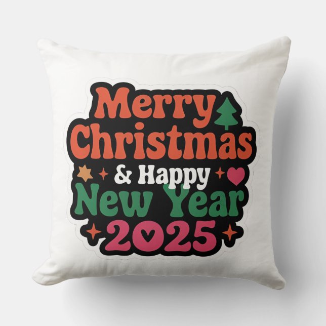 Feestelijk comfort in het nieuwe jaar 2025 | Sierk Kussen (Voorkant)