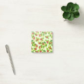 Feestelijk Cranberry fruitpatroon, groen Post-it® Notes (Kantoor)