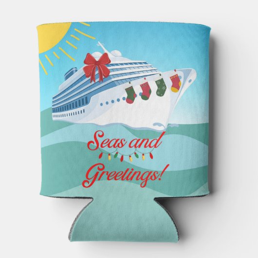 feestelijk cruiseschip blikjeskoeler (Achterkant)