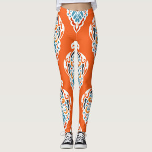 Feestelijk damast  dessin, elegant design. leggings