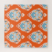 Feestelijk damast  dessin, elegant design. legpuzzel (Horizontaal)