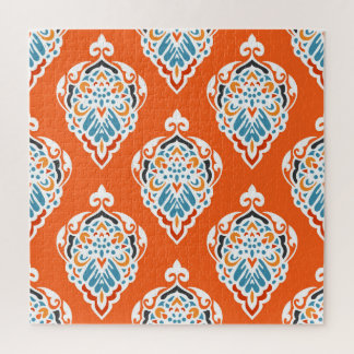 Feestelijk damast  dessin, elegant design. legpuzzel