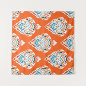 Feestelijk damast dessin, elegant design. wandkleed (Voorkant (horizontaal))
