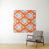 Feestelijk damast dessin, elegant design. wandkleed (In Situ (horizontaal))