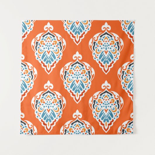 Feestelijk damast dessin, elegant design. wandkleed (Voorkant)
