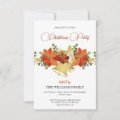 Feestelijk decoratief kerstfeest kaart (Voorkant)