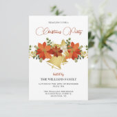 Feestelijk decoratief kerstfeest kaart (Staand voorkant)