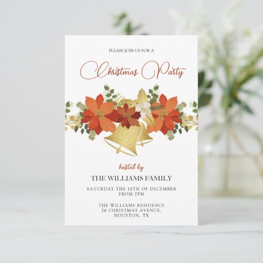 Feestelijk decoratief kerstfeest kaart (Staand voorkant)