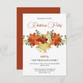 Feestelijk decoratief kerstfeest kaart (Voorkant / Achterkant)