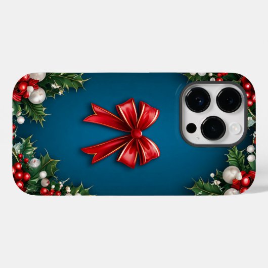 Feestelijk design met een vakantiethema Case-Mate iPhone case (Achterkant (horizontaal))