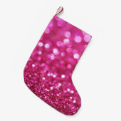 Feestelijk Donkerroze: Elegant Abstract. Kleine Kerstsok (Voorkant (Hangend))