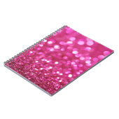 Feestelijk Donkerroze: Elegant Abstract. Notitieboek (Linkerzijde)