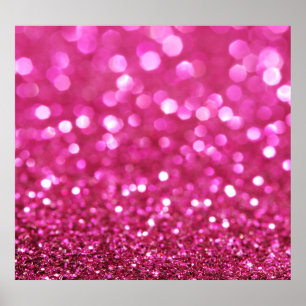 Feestelijk Donkerroze: Elegant Abstract. Poster