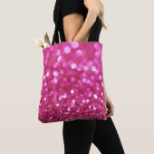Feestelijk Donkerroze: Elegant Abstract. Tote Bag (Dichtbij)
