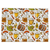 Feestelijk Duits Oktoberfest Bier en Worsten Groot Cadeauzakje (Achterkant)