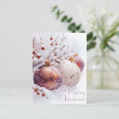 Feestelijk en gezellig Briefkaart (Staand voorkant)