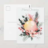 Feestelijk en gezellig Briefkaart (Voorkant / Achterkant)