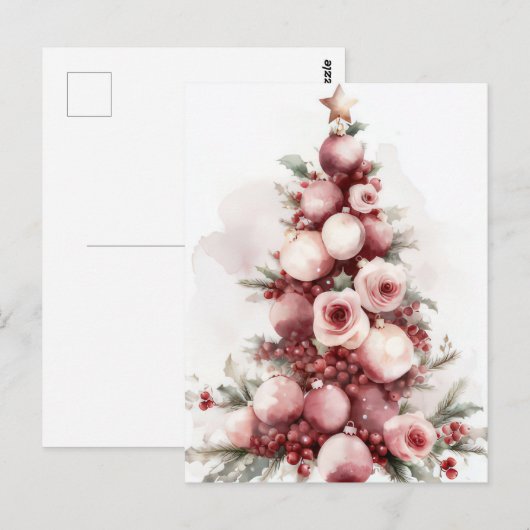 Feestelijk en gezellig Briefkaart (Voorkant / Achterkant)