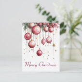 Feestelijk en gezellig Briefkaart (Staand voorkant)