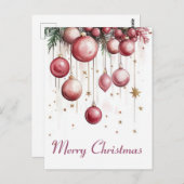 Feestelijk en gezellig Briefkaart (Voorkant / Achterkant)