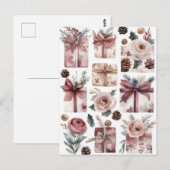 Feestelijk en gezellig Briefkaart (Voorkant / Achterkant)